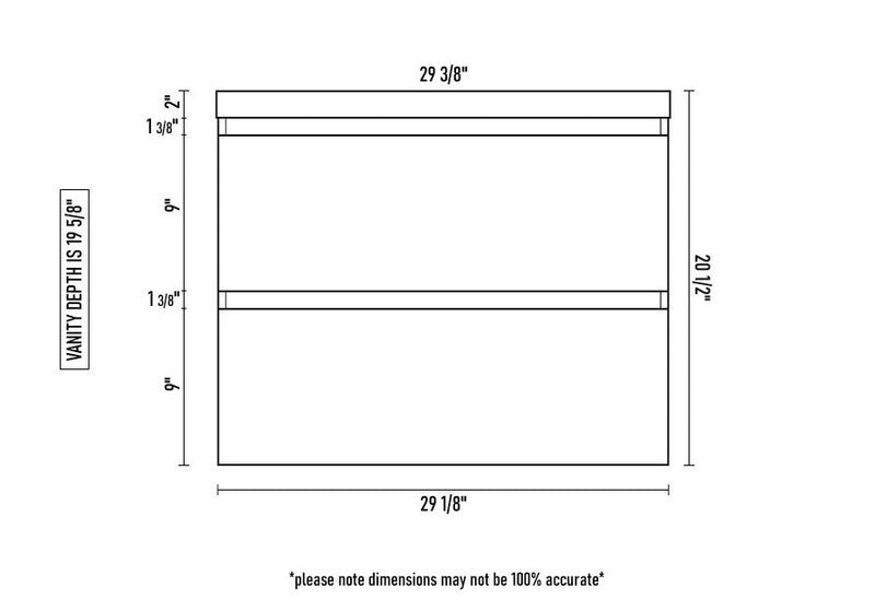Adelaide 30" Gloss White