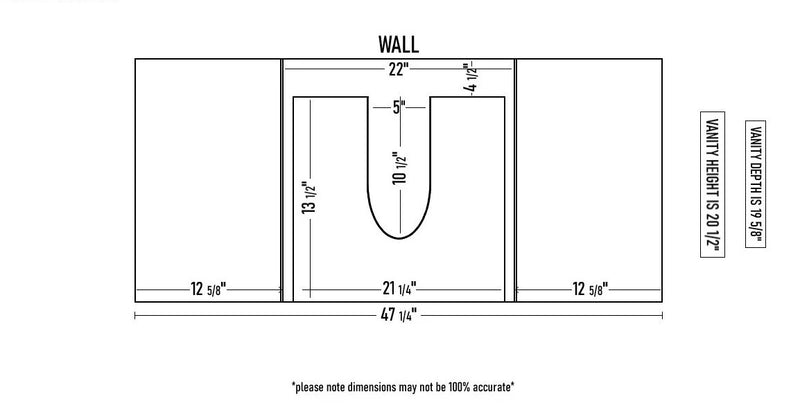 Adelaide 48"S Gloss White