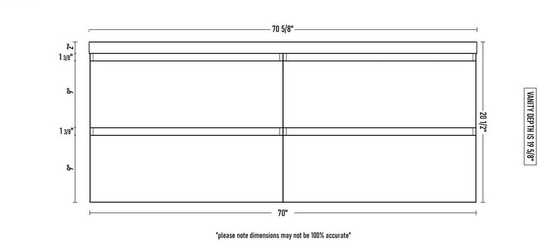 Adelaide 72" Aged Oak