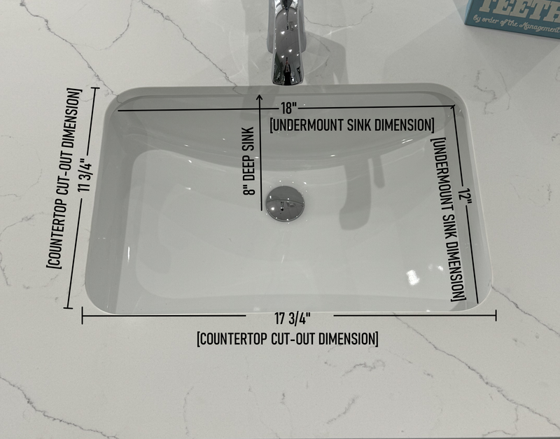 Hampton 96" Makeup Vanity with Quartz Countertop [36x24x36]