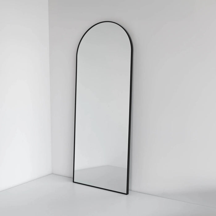 Juliet Black Arch Mirror 24x60"