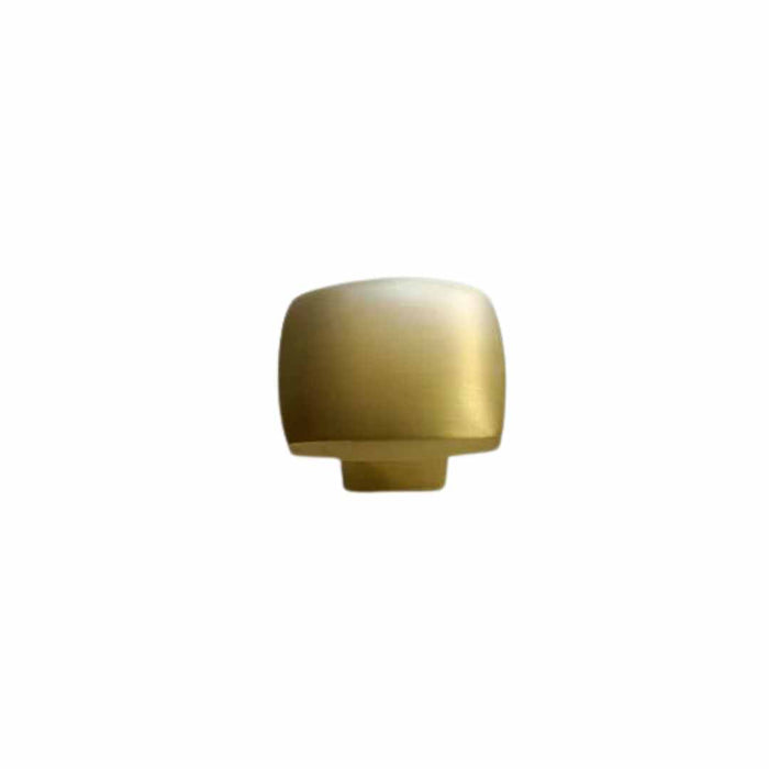 Round Squared Matte Gold Knob - Pack of 20