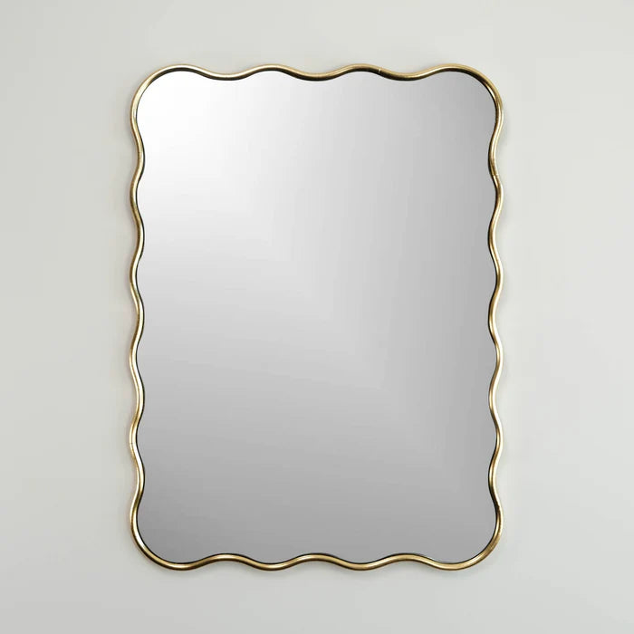 Sabrina Gold Rectangle Mirror 28x38"