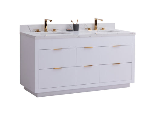 Uptown 60" White Vanity 2