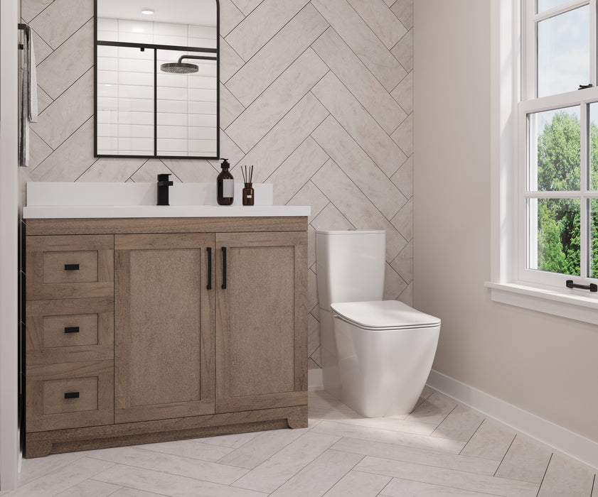 Westmount 42" Solid-Wood Canadian-Made Vanity w/ Quartz Top