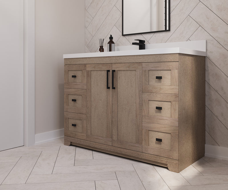 Westmount 48" Solid-Wood Canadian-Made Vanity w/ Quartz Top