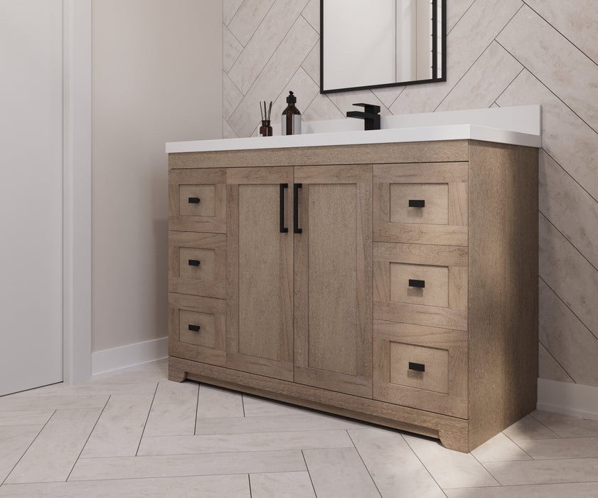 Westmount 48" Solid-Wood Canadian-Made Vanity w/ Quartz Top