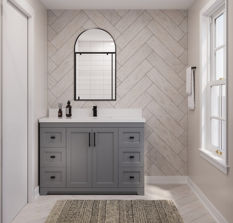 Westmount 48" Solid-Wood Canadian-Made Vanity w/ Quartz Top