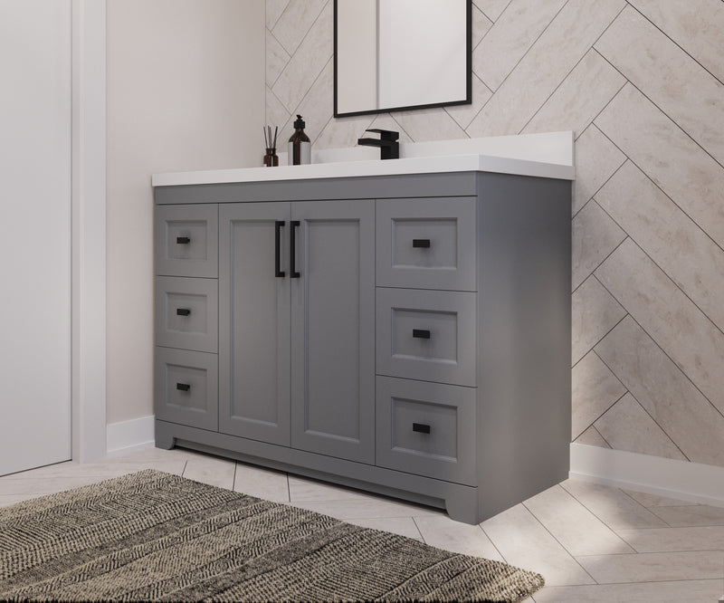 Westmount 48" Solid-Wood Canadian-Made Vanity w/ Quartz Top