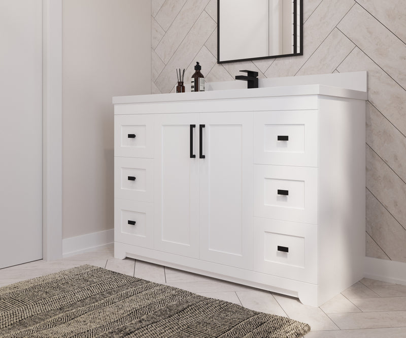 Westmount 48" Solid-Wood Canadian-Made Vanity w/ Quartz Top