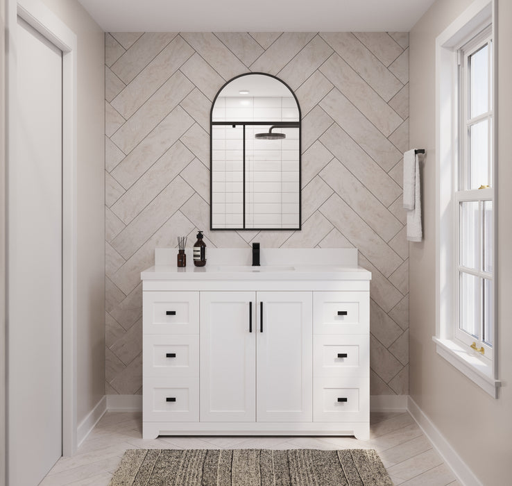 Westmount 48" Solid-Wood Canadian-Made Vanity w/ Quartz Top