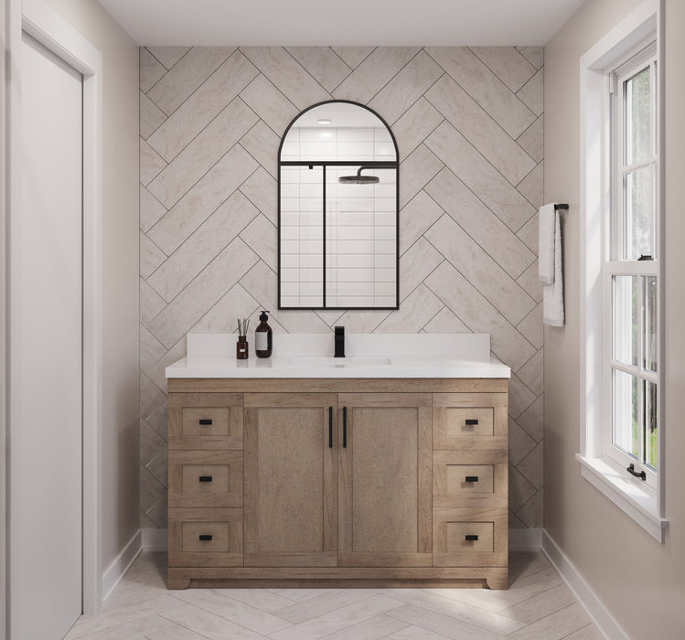 Westmount 54" Solid-Wood Canadian-Made Vanity w/ Quartz Top