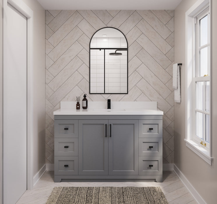 Westmount 54" Solid-Wood Canadian-Made Vanity w/ Quartz Top
