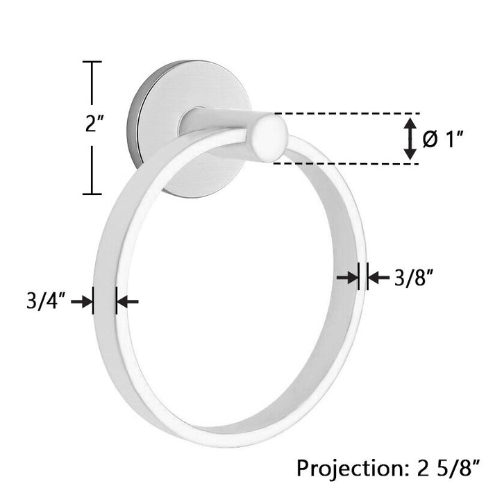 Emtek Modern Brass Towel Ring