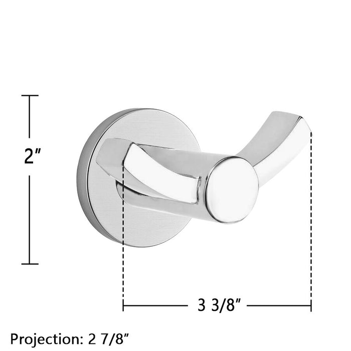 Emtek Modern Brass Double Hook