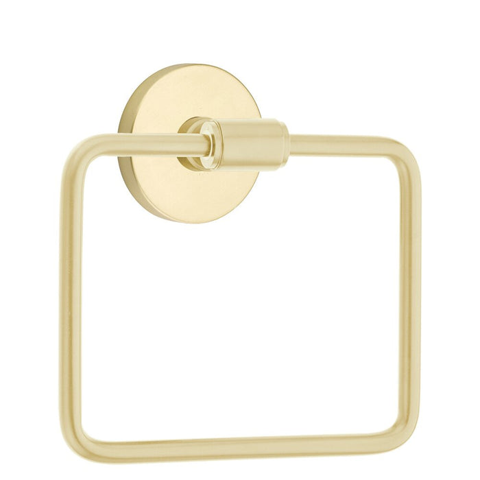 Emtek Transitional Brass Towel Ring