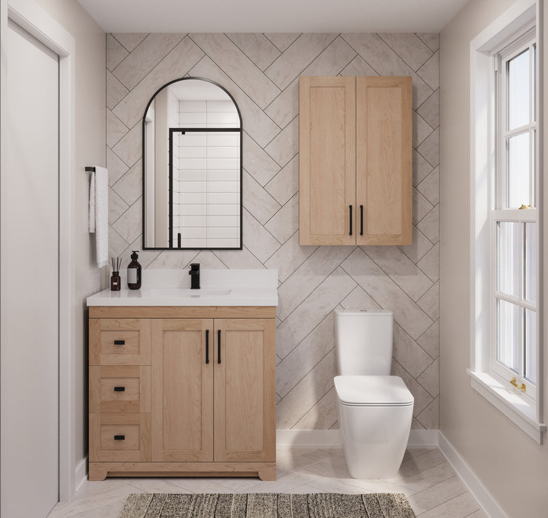 Westmount Solid-Wood Canadian Double Door Storage Cabinet