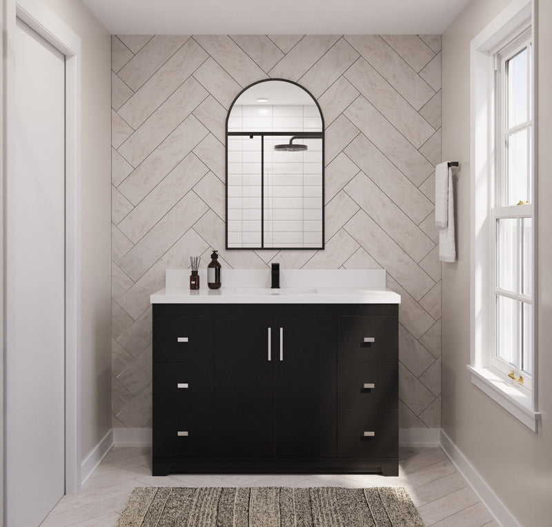 Westmount 48" Solid-Wood Canadian-Made Vanity w/ Quartz Top