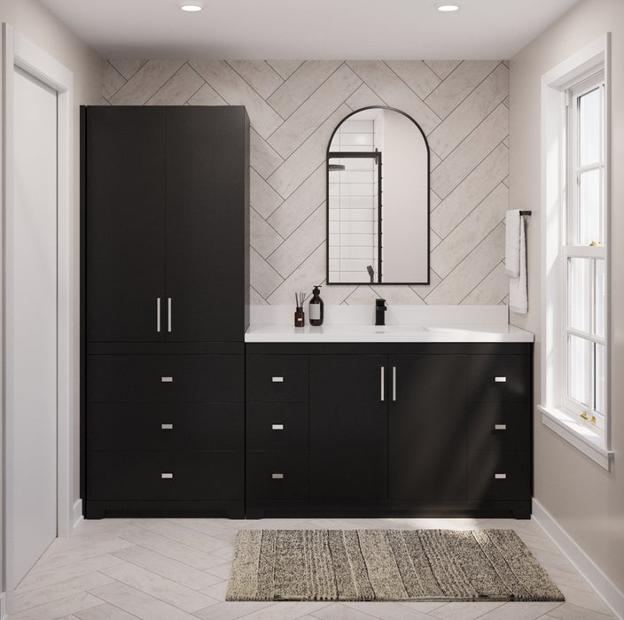 Westmount Solid-Wood Canadian Double Door Linen Tower