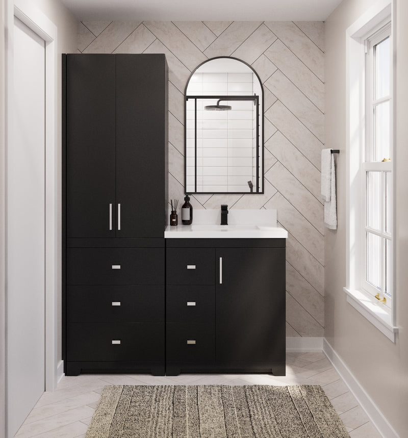 Westmount Solid-Wood Canadian Double Door Linen Tower