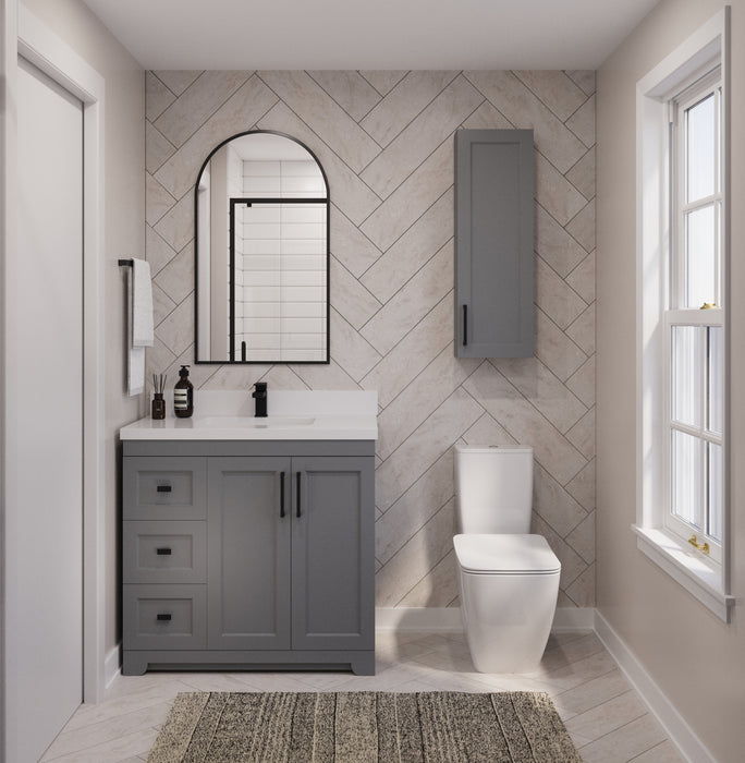 Westmount Solid-Wood Canadian Single Door Storage Cabinet