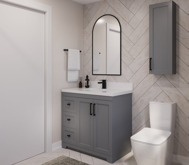 Westmount Solid-Wood Canadian Single Door Storage Cabinet