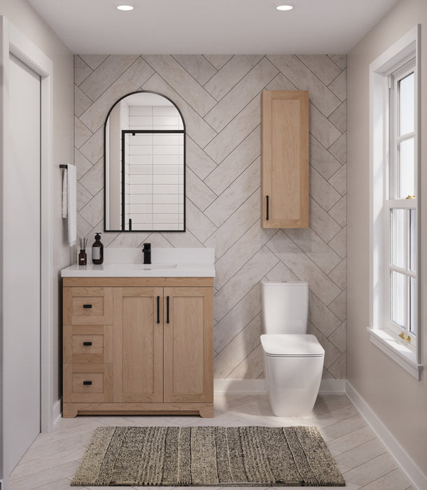 Westmount Solid-Wood Canadian Single Door Storage Cabinet