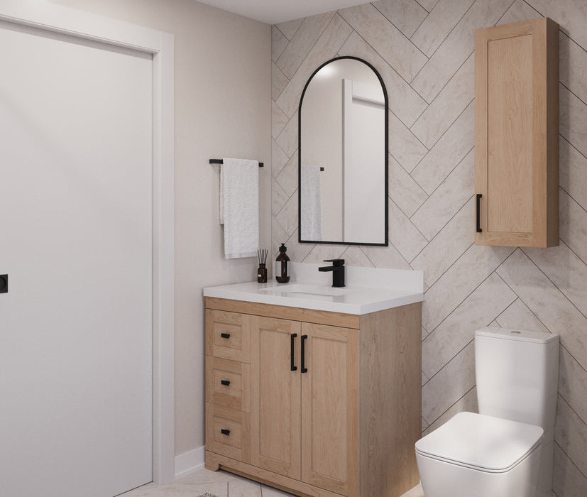 Westmount Solid-Wood Canadian Single Door Storage Cabinet