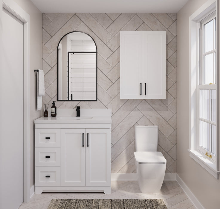 Westmount Solid-Wood Canadian Double Door Storage Cabinet