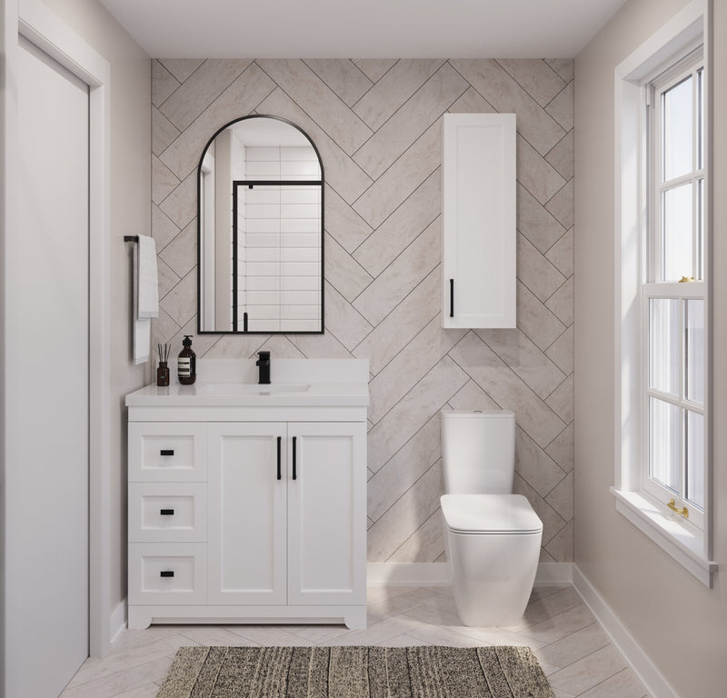 Westmount Solid-Wood Canadian Single Door Storage Cabinet